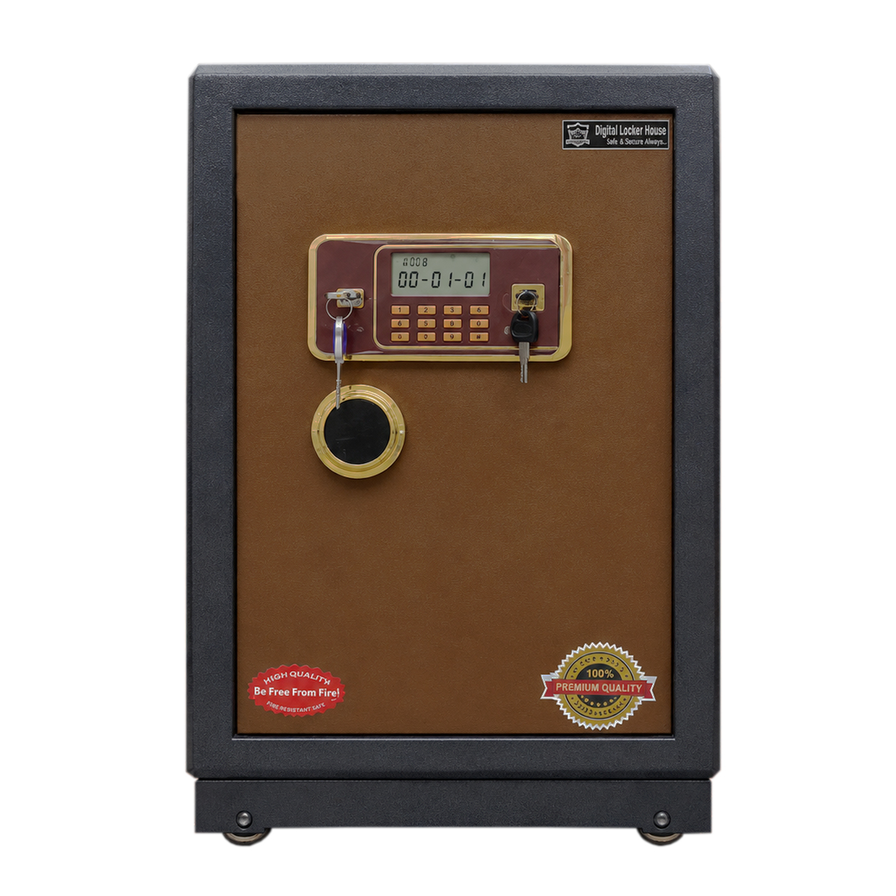 K1-28 Fireproof Digital Locker – Double Security System for Home & Office