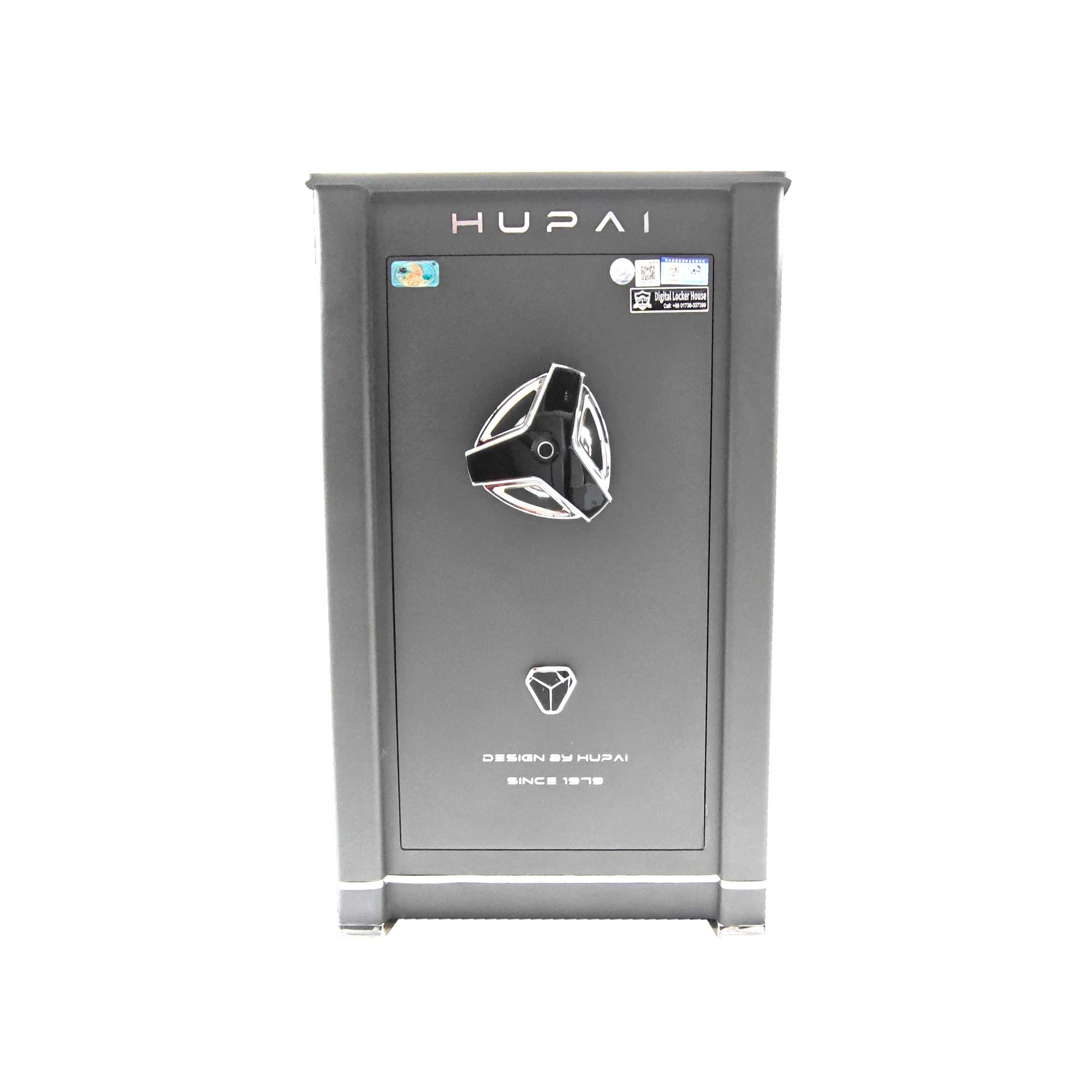HUPAI-40F Digital Locker | Fingerprint & Password Safe | Heavy-Duty Luxury Security Locker